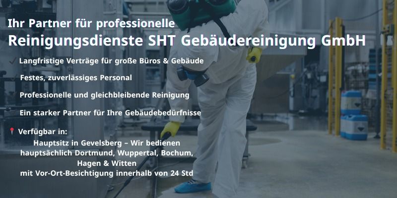 Beste Fabrikreinigungsfirma in Deutschland