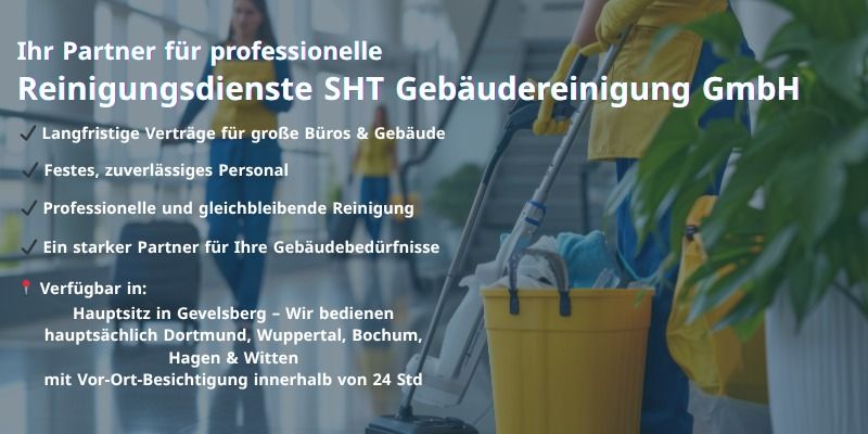 Professionelle Gebäudereinigung in Dortmund
